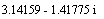 FormBox[StyleBox[StyleBox[StyleBox[Cell[TextData[Cell[BoxData[FormBox[Cell[3.14159 - 1.41775 i ... Alignments -> {Left}, ColumnLines -> 0.5, RowMinHeight -> 1.}], TableMasterGrid], TraditionalForm]