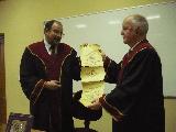 Tържествено връчване на диплома за почетното звание  “ДОКТОР ХОНОРИС КАУЗА” на акад. проф. дмн С. Додунеков